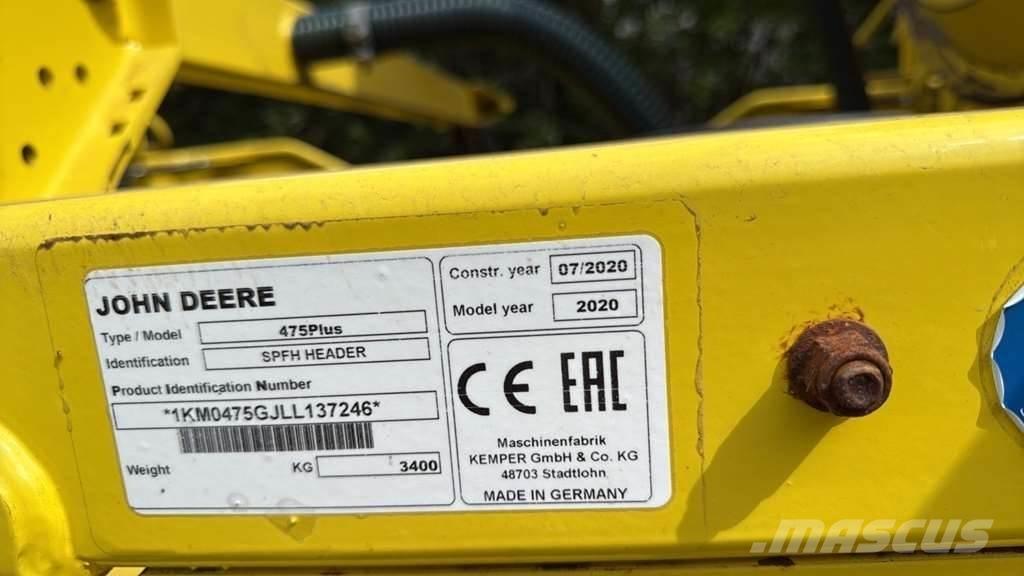 John Deere 8500 0 收穫機