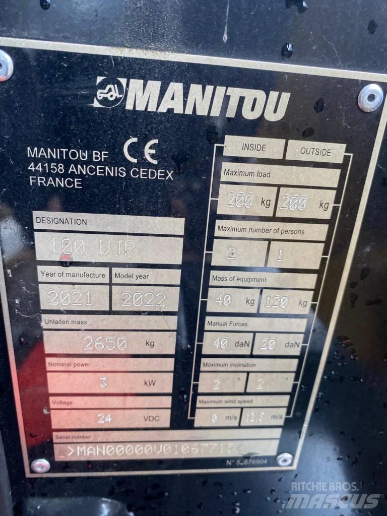 Manitou 100 VJR 垂直升降工作台