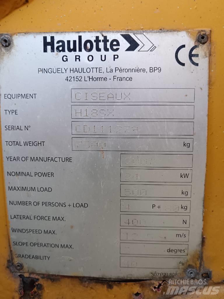 Haulotte H 18 SX 剪式升降機