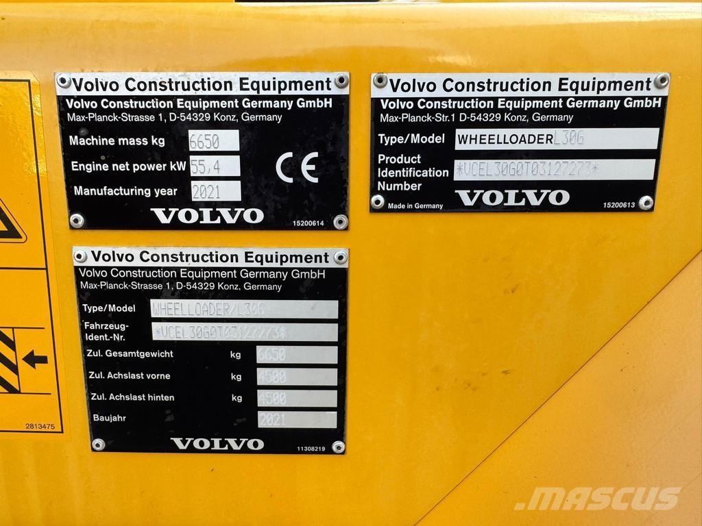 Volvo L30G 輪胎式裝載機