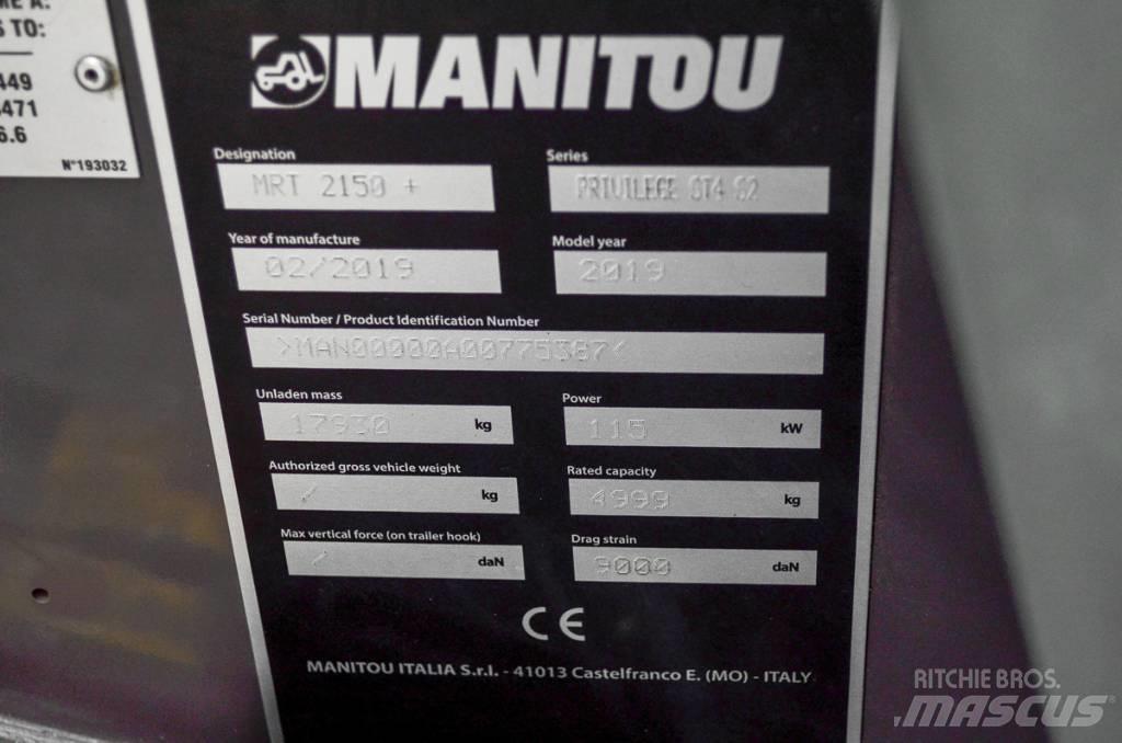 Manitou MRT 2150 伸縮臂操作車