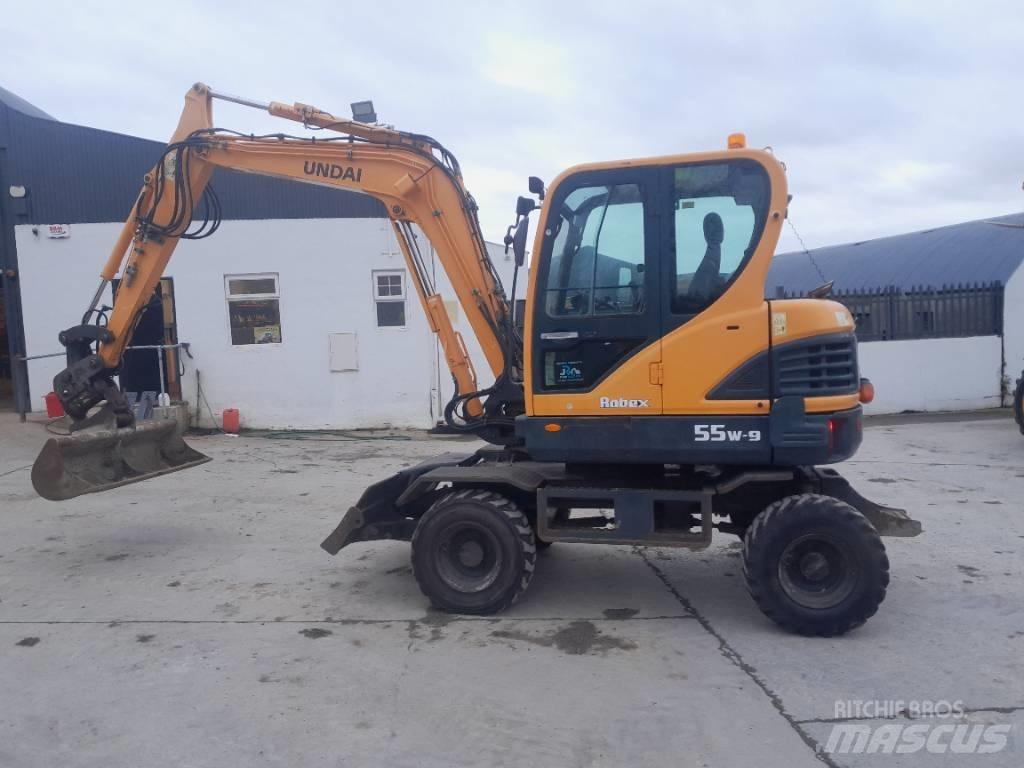 Hyundai R55 W-9 旋轉式挖土機/掘鑿機/挖掘機