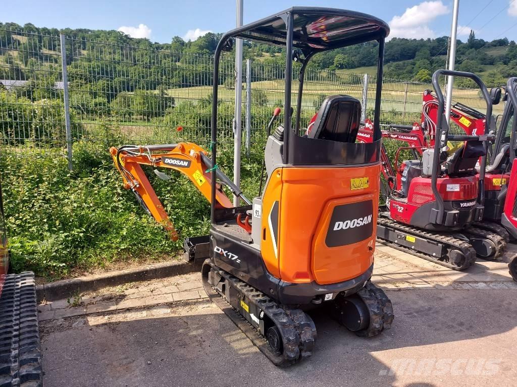 Doosan DX 17 小型挖土機/掘鑿機<7t(小型挖掘機)