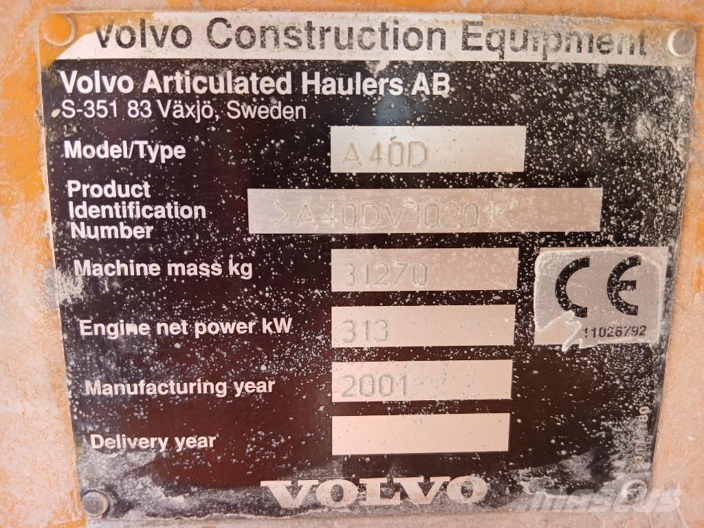 Volvo A 40 D 鉸接式起吊車
