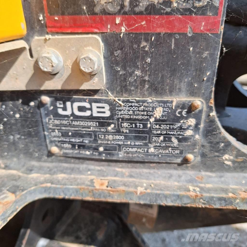 JCB 16 C-1 小型挖土機/掘鑿機<7t(小型挖掘機)