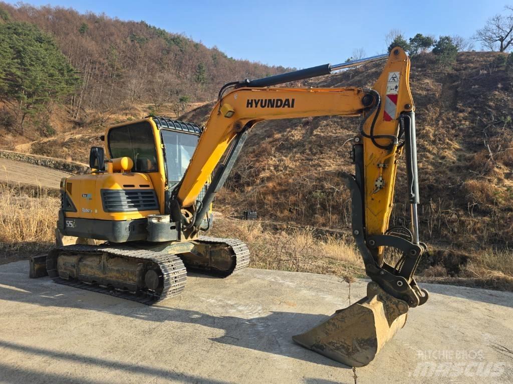 Hyundai Robex 55 小型挖土機/掘鑿機<7t(小型挖掘機)