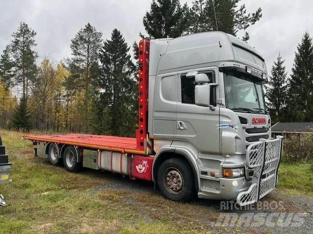 Scania R 560 6*2 平板式/側卸式卡車