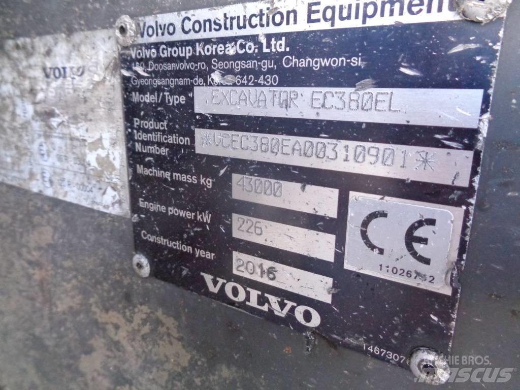 Volvo EC 380 EL 履帶式 挖土機/掘鑿機/挖掘機