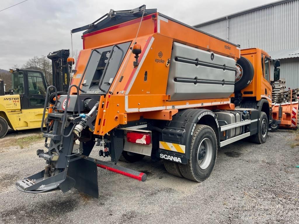 Scania P 410 砂鹽撒布機