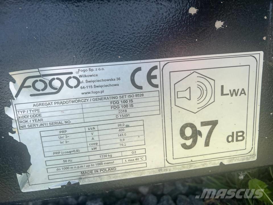 Fogo Iveco 100 KVA 柴油發電機