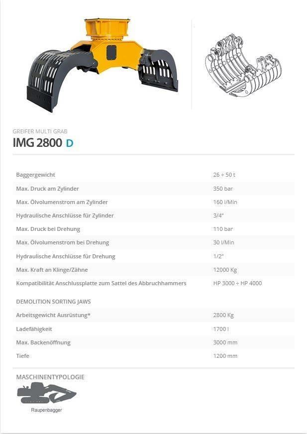 Indeco IMG 2800 兩爪吊夾