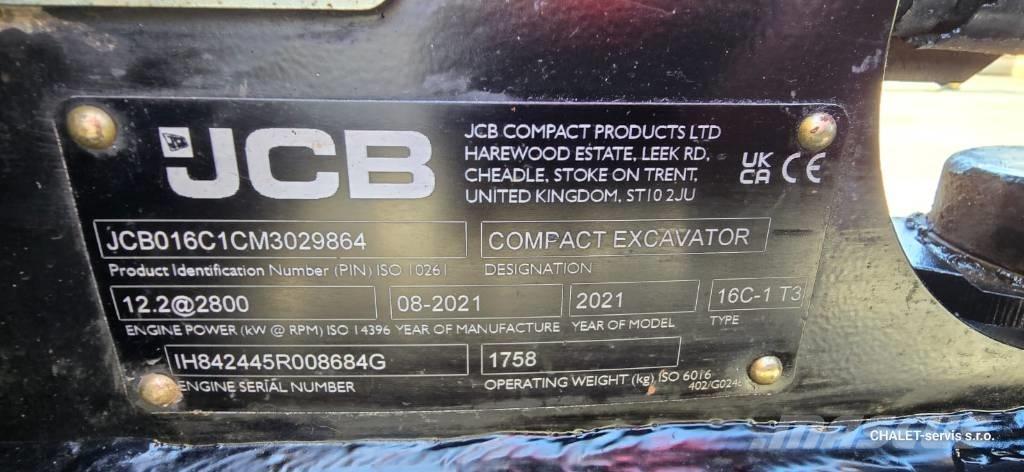 JCB 16 C-1 小型挖土機/掘鑿機<7t(小型挖掘機)