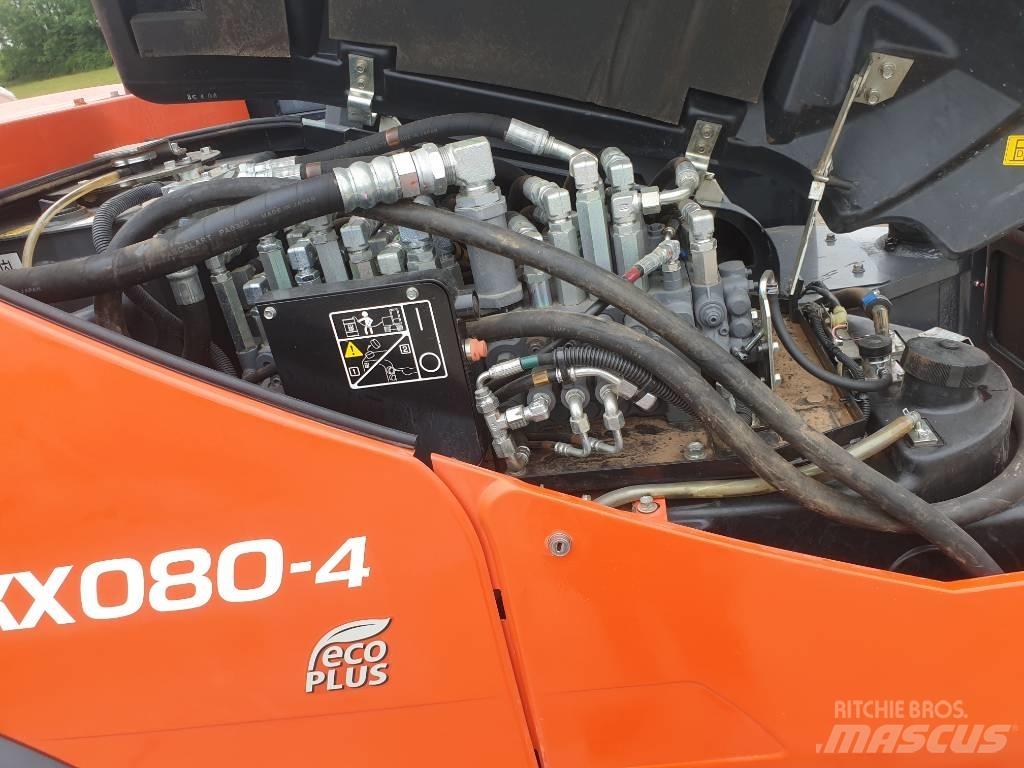 Kubota KX 080-4 中型挖土機/掘鑿機/挖掘機 7t-12t