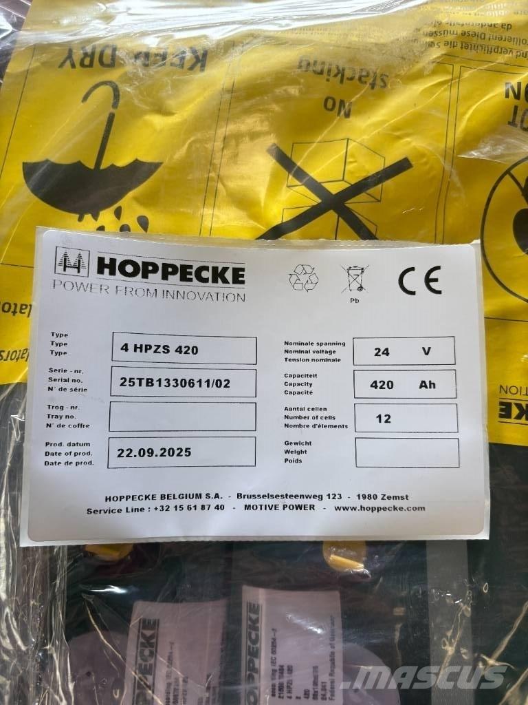 Hoppecke 4HPZS420 電池