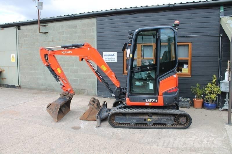 Kubota U 27-4 小型挖土機/掘鑿機<7t(小型挖掘機)
