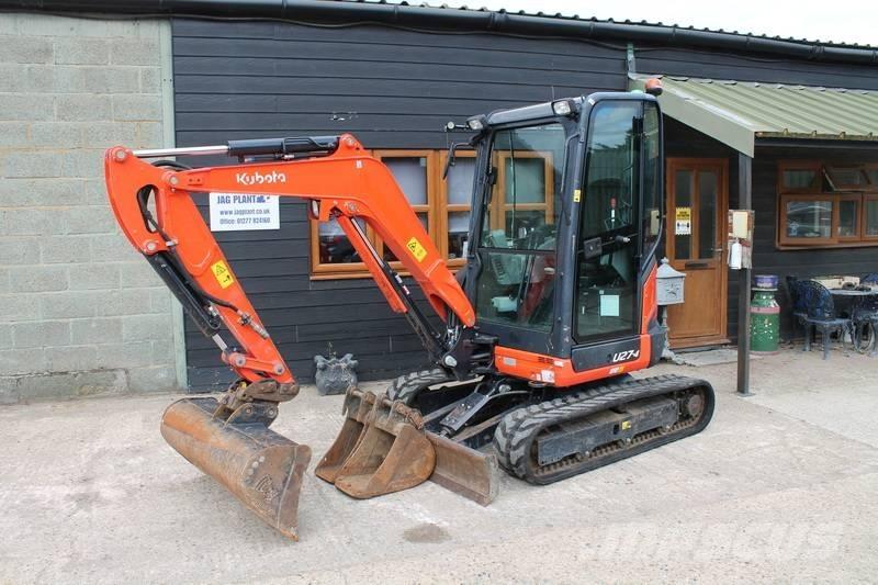 Kubota U 27-4 小型挖土機/掘鑿機<7t(小型挖掘機)