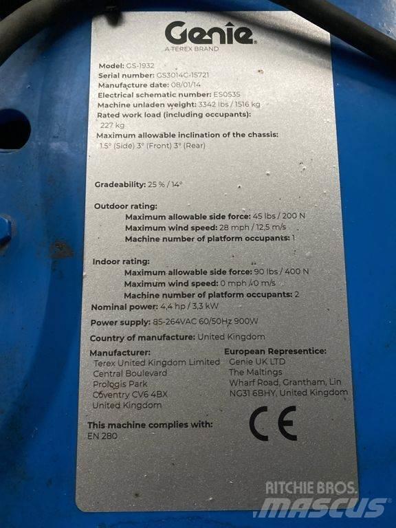 Genie GS1932 剪式升降機