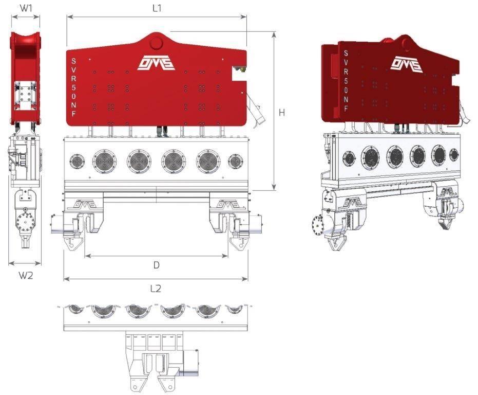  SVR 50NF 振動打樁機