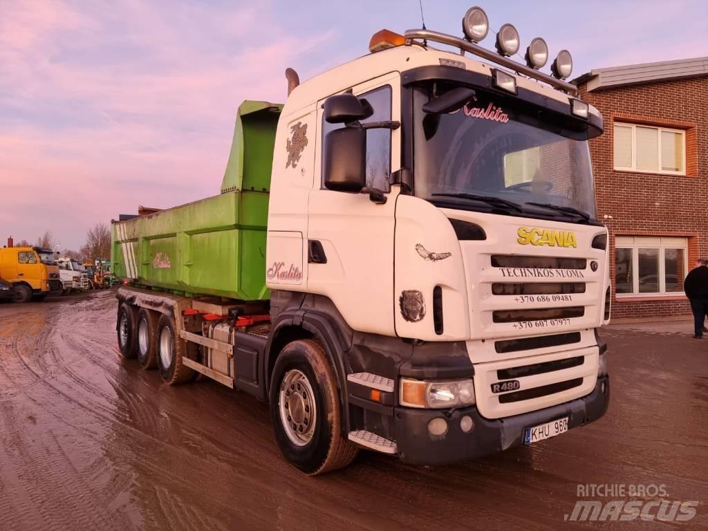 Scania R 480 8X4 裝載運輸卡車
