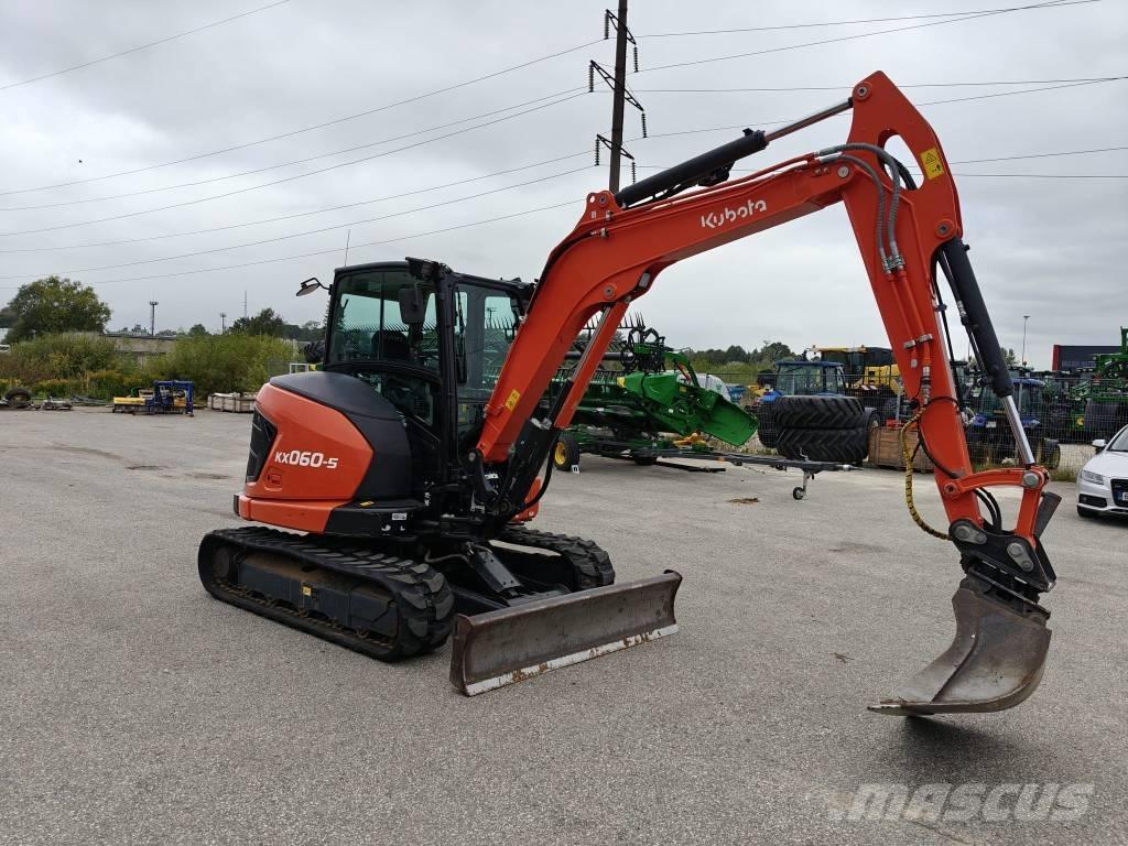 Kubota KX 060-5 小型挖土機/掘鑿機<7t(小型挖掘機)