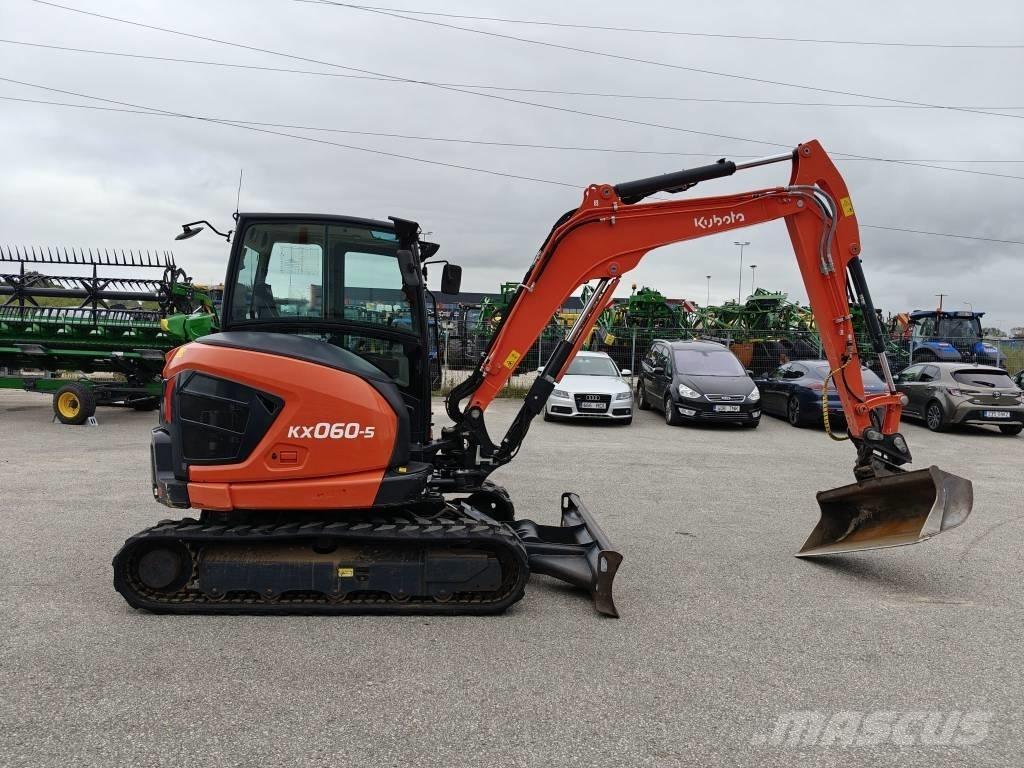 Kubota KX 060-5 小型挖土機/掘鑿機<7t(小型挖掘機)