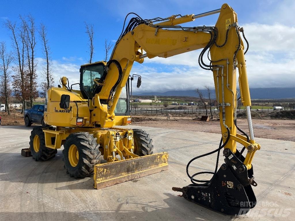 Komatsu PW 98 MR-8 旋轉式挖土機/掘鑿機/挖掘機