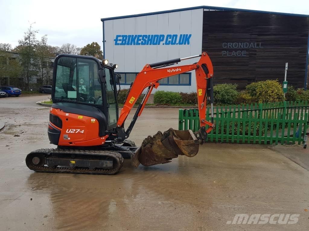 Kubota U27-4 小型挖土機/掘鑿機<7t(小型挖掘機)