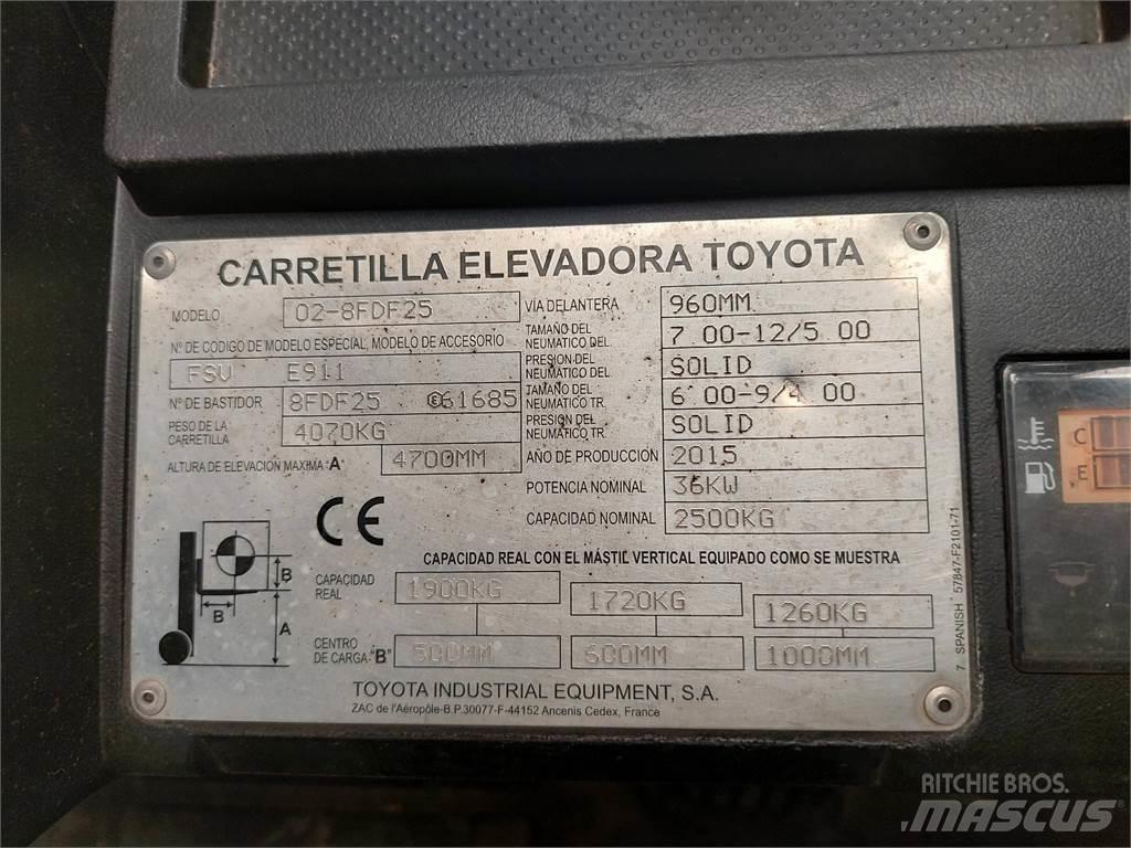 Toyota 02 8FDF25 柴油卡車