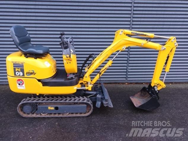 Komatsu PC 9 小型挖土機/掘鑿機<7t(小型挖掘機)