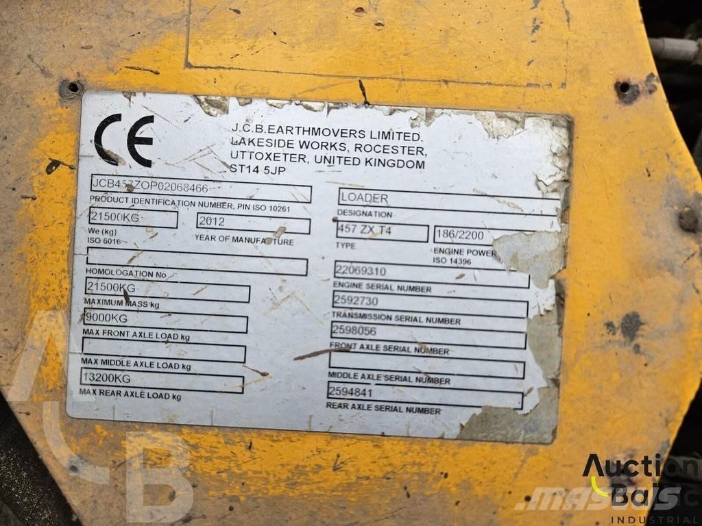 JCB 457 ZX 輪胎式裝載機