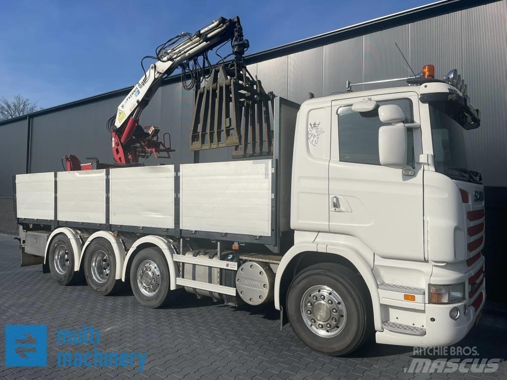 Scania R500 V8 平板式/側卸式卡車