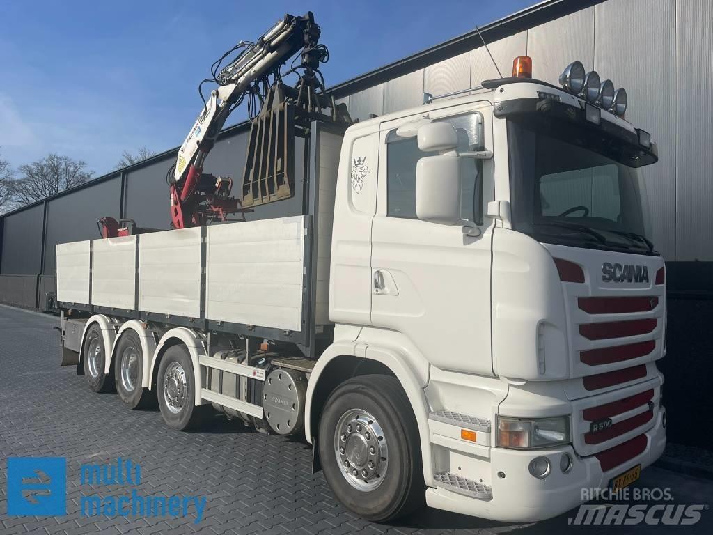 Scania R500 V8 平板式/側卸式卡車