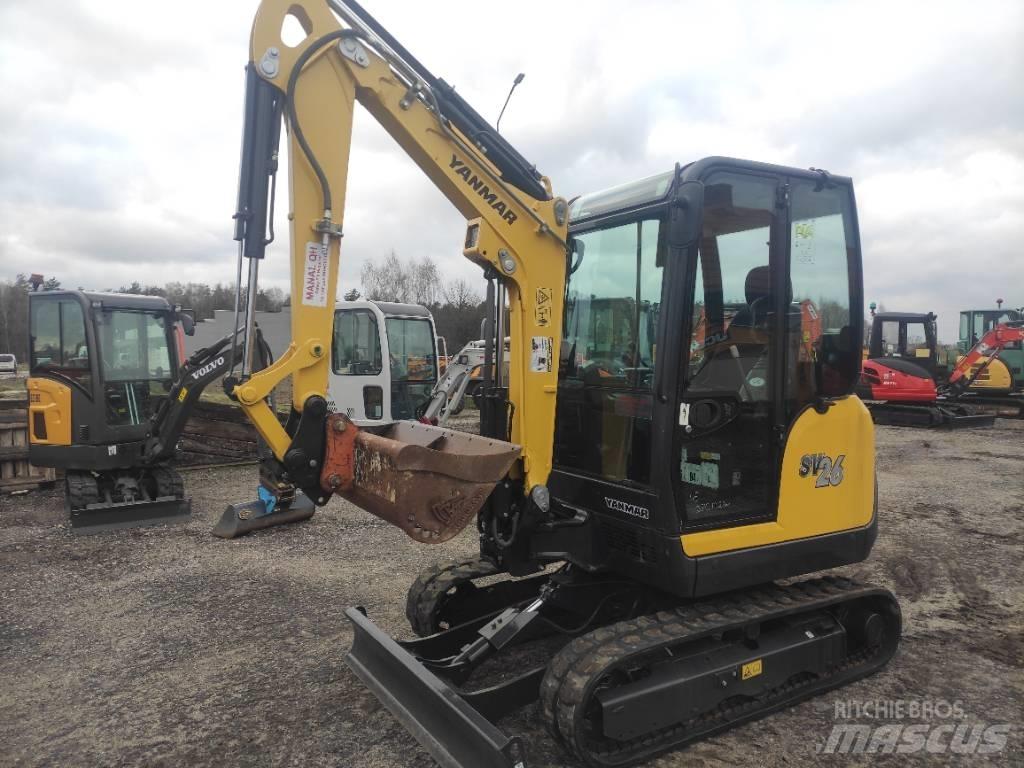 Yanmar SV 26 2017r 小型挖土機/掘鑿機<7t(小型挖掘機)
