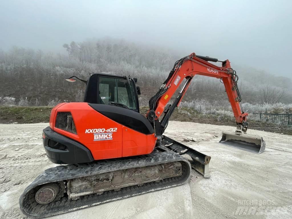 Kubota KX 080-4a2 中型挖土機/掘鑿機/挖掘機 7t-12t