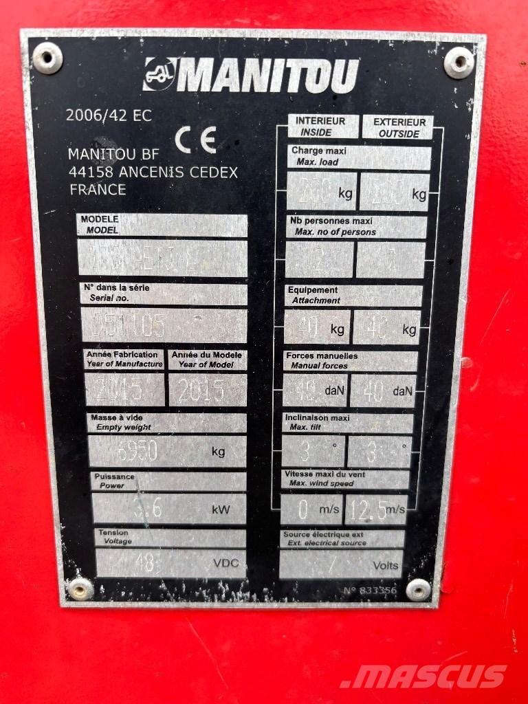 Manitou 170 AETJL 曲臂高空作業車