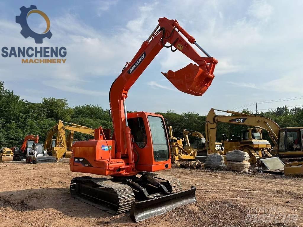Doosan DH 80 中型挖土機/掘鑿機/挖掘機 7t-12t