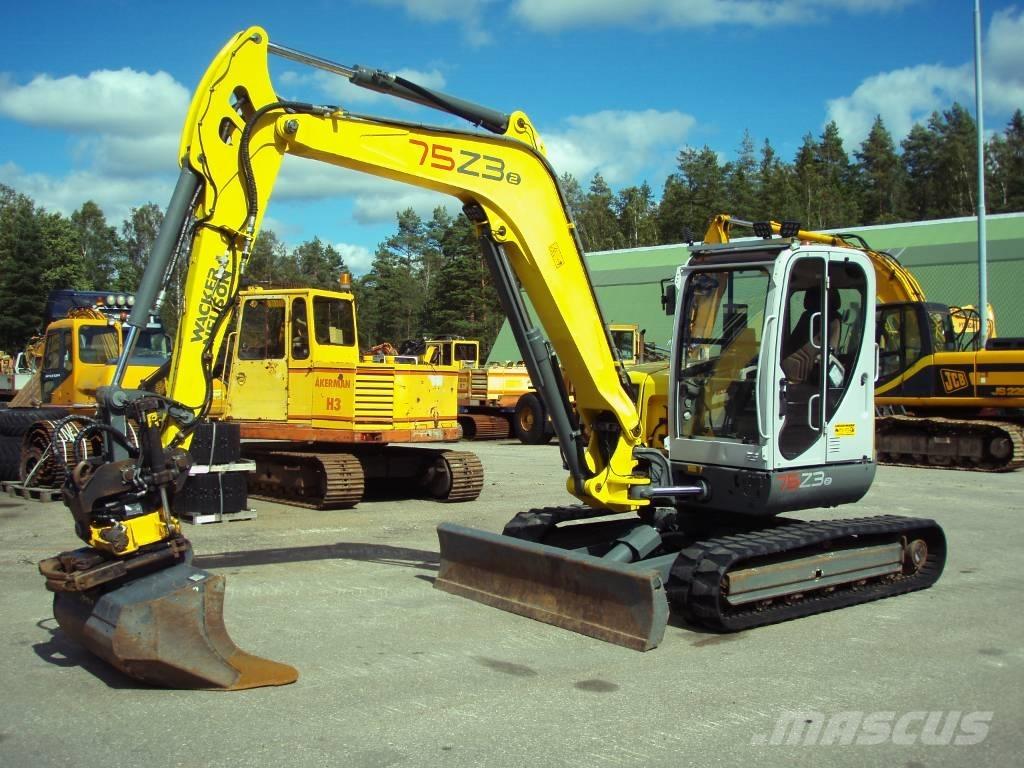 Wacker Neuson 75 Z3 中型挖土機/掘鑿機/挖掘機 7t-12t