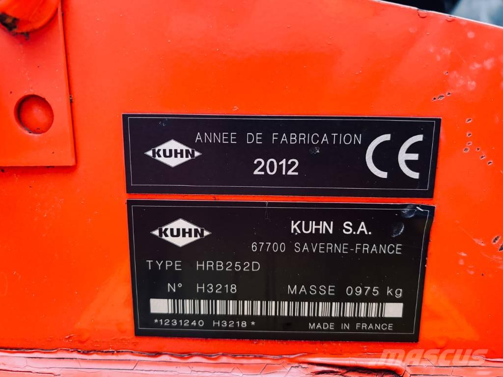 Kuhn HRB 252 動力耙和旋轉式耕耘機