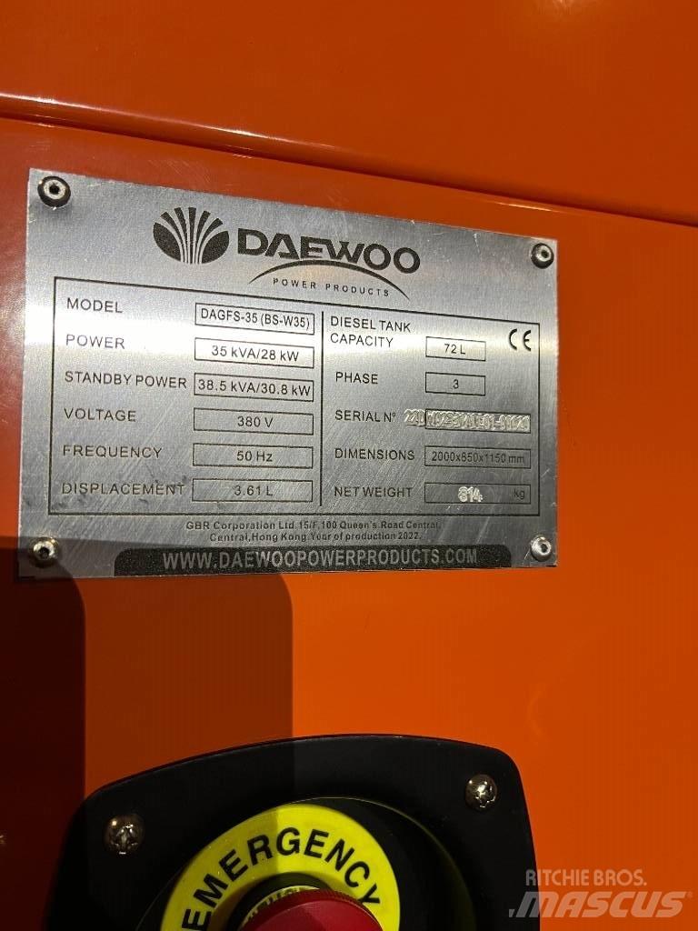 Daewoo Dagfs-35 柴油發電機