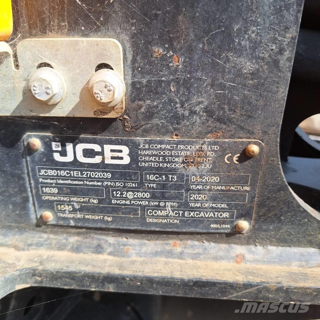 JCB 16 C-1 小型挖土機/掘鑿機<7t(小型挖掘機)