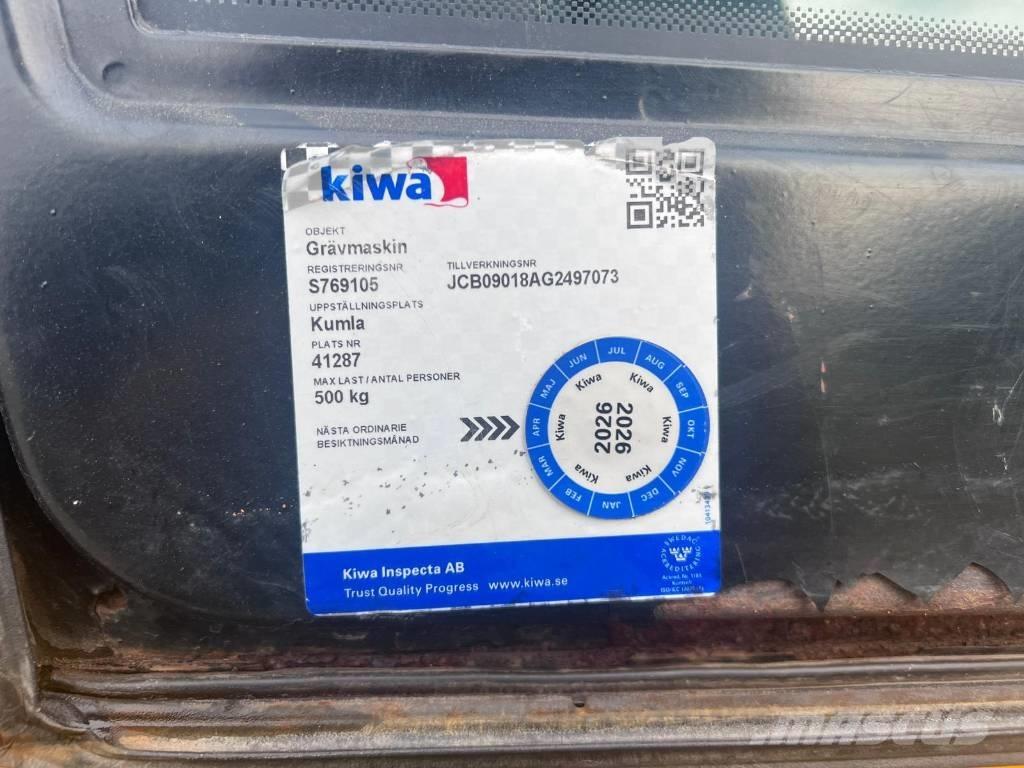 JCB 8018 小型挖土機/掘鑿機<7t(小型挖掘機)