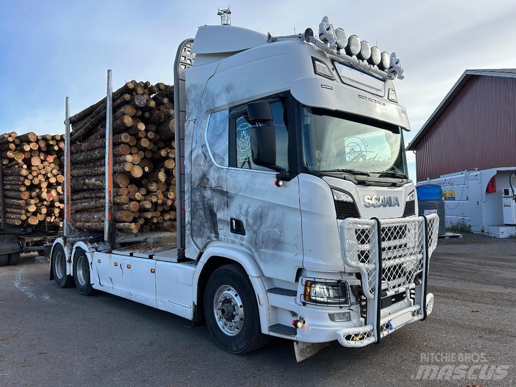 Scania R 650 木材貨車