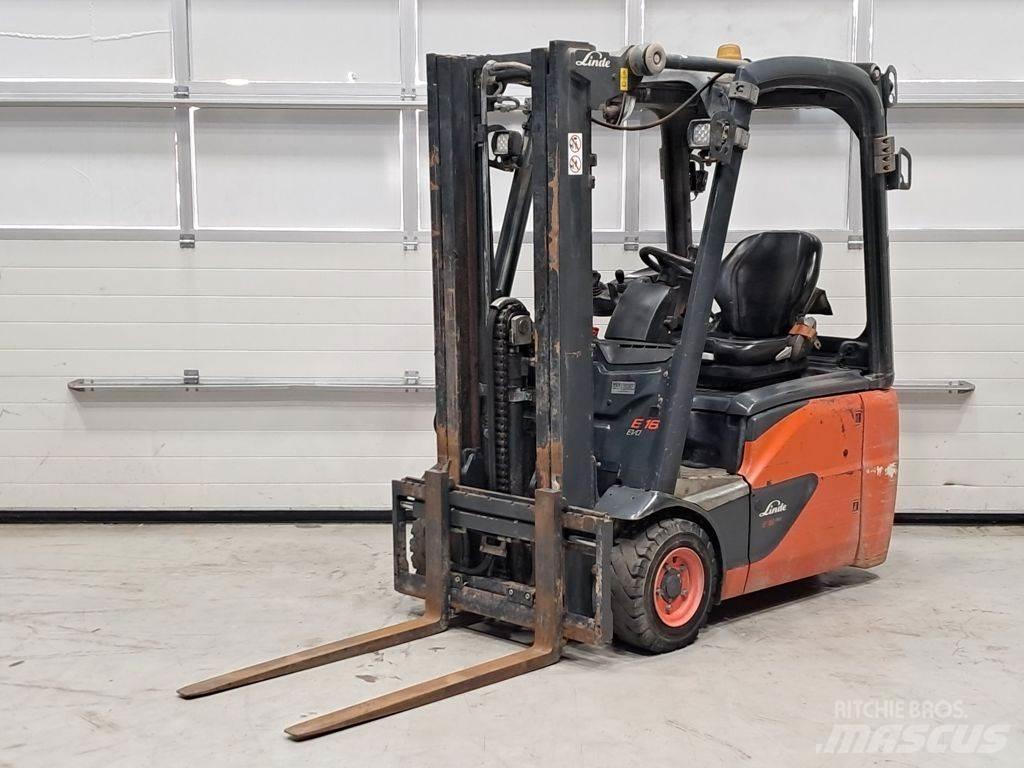 Linde E16C-03 電動堆高機