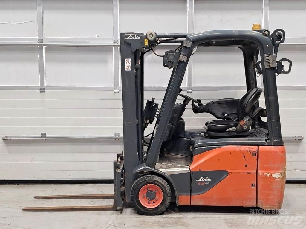 Linde E16C-03 電動堆高機