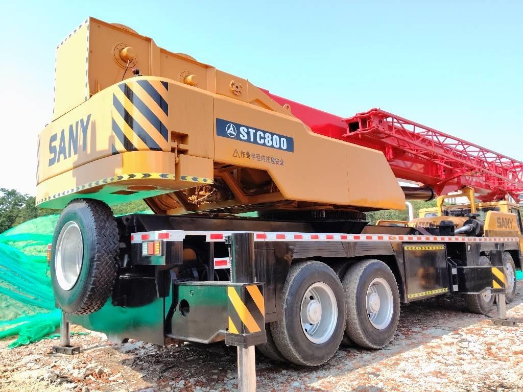 Sany STC 800 吊車起重機、絞車吊貨機和物料升降機