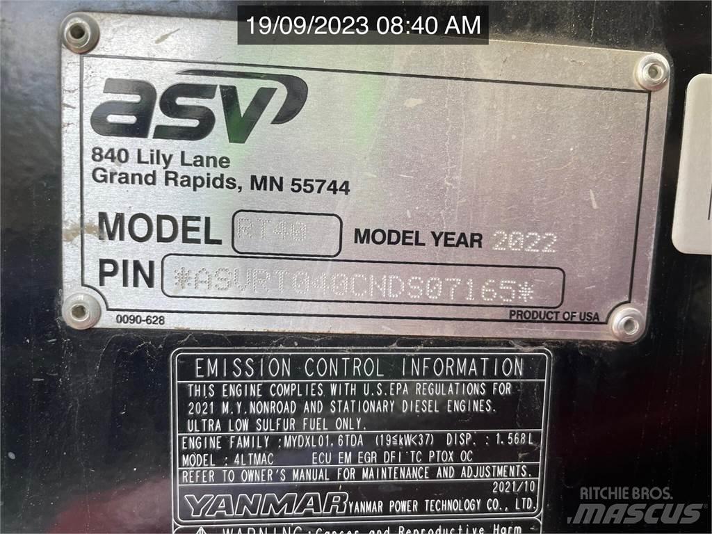 ASV POSI-TRACK RT40 滑移轉向裝載機