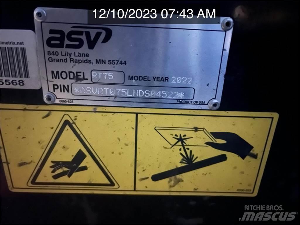 ASV POSI-TRACK RT75 滑移轉向裝載機
