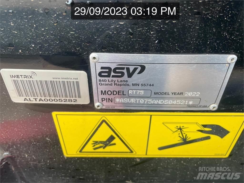 ASV POSI-TRACK RT75 滑移轉向裝載機
