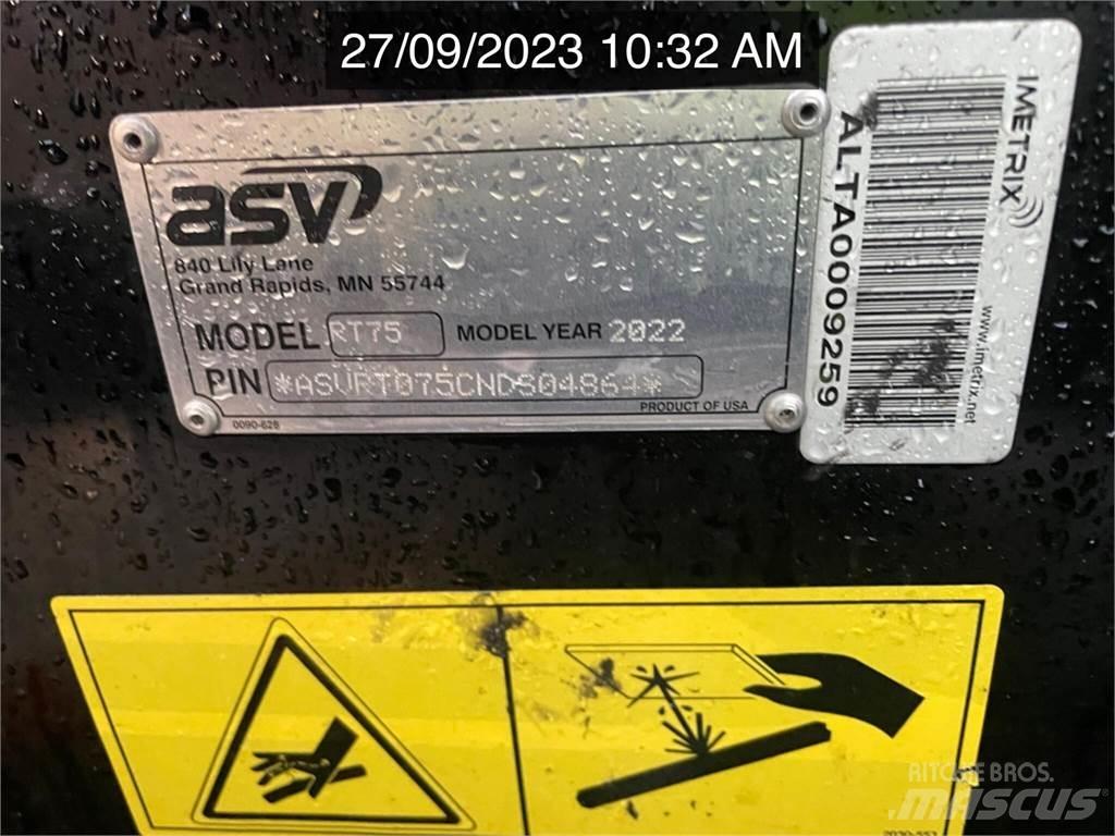 ASV POSI-TRACK RT75 滑移轉向裝載機
