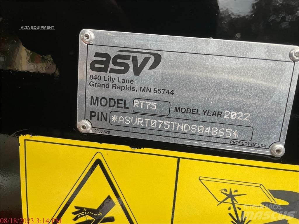 ASV POSI-TRACK RT75 滑移轉向裝載機